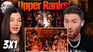 Meeting the UPPER RANK 🪭  Demon Slayer Reaction S3 Ep 1 Someones Dream [upl. by Notled]