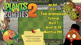 PvZ 2 1151 y 1161  ppdat TODO DESBLOQUEADO  Tutorial  Aviso del canal [upl. by Jacintha]