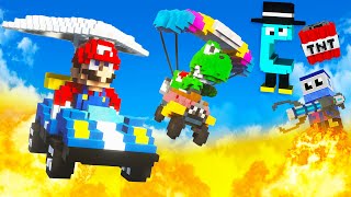 We Ruin Mario Kart with Insane Lasers and Explosives in Teardown [upl. by Kcirddehs]