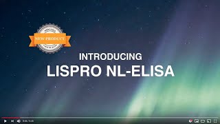 Launching new product Lispro NLELISA for specific determination of insulin analog Lispro [upl. by Zsuedat]