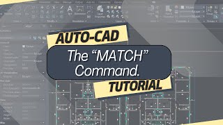 The Match Command Tutorial  Autocad [upl. by Long697]