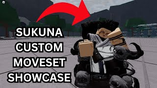 Custom Sukuna Moveset Showcase In The Strongest Battlegrounds [upl. by Knute812]