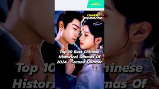 Top 10 Best Chinese Historical Dramas Of 2024  Second Quarter BlossomsInAdversity CDrama Shorts [upl. by Sotos]