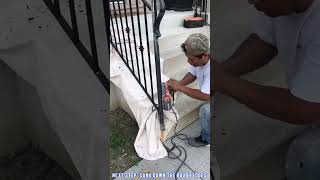 How to paint metal railings painting [upl. by Mattheus]