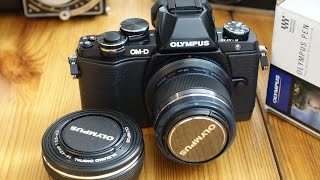 Olympus OMD EM10 unboxing amp first look [upl. by Ginny]