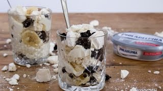 Messy cheesecake met Oreo banaan en meringue [upl. by Elletnahc]