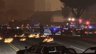 CHAOS in Streets Before Operation Cobalt FTWD  GTA V Zombie Movie [upl. by Nerrot568]