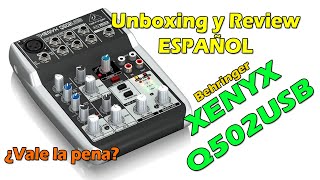 Behringer Xenyx q502usb ESPAÑOL [upl. by Yeslehc]