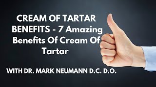 CREAM OF TARTAR BENEFITS  7 Amazing Benefits Of Cream Of Tartar [upl. by Hafirahs]