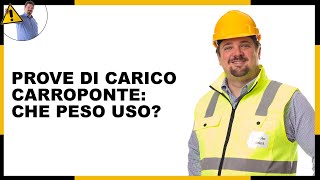 Prove di Carico Carroponte che peso uso [upl. by Stacia129]