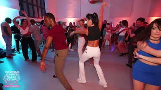 Mark Anthony amp Anna  salsa social dancing  Croatian Summer Salsa Festival 2022 Rovinj [upl. by Atiner]