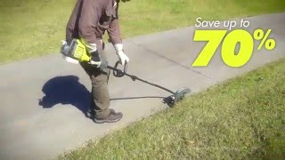 RYOBI EXPANDIT Edger Attachment [upl. by Loats]