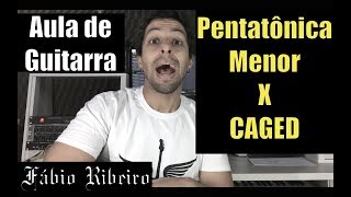 Aula de Guitarra Penta menor X CAGED [upl. by Sindee257]