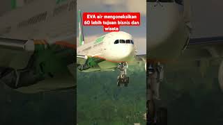 Maskapai EVA air aviation bandara pesawat shorts [upl. by Mosora406]