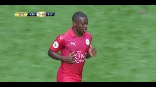 Nampalys Mendy vs Celtic  Debut Leicester City [upl. by Hesler449]