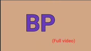 BP meaning in hindi  BP ka matlab kya hota hai  explained in Hindi  English to hindi translation [upl. by Slaughter384]