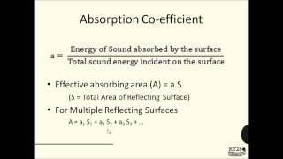 AP141 Reverberation Time and Sabines Formula [upl. by Guillaume]