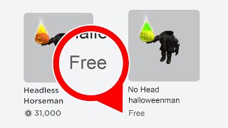 NEW Headless Horseman WORKING Method FREE Headless in Roblox [upl. by Quintana]