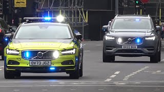 Emergency services responding during protest up central London  Metropolitan Police [upl. by Stambaugh121]