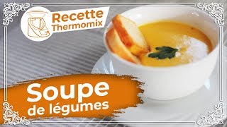 Soupe de légumes express au thermomix par Oum Zaka  So Delice [upl. by Nnyltiak503]