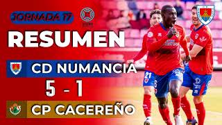 Resumen CD Numancia  51  CP Cacereño [upl. by Vaas]