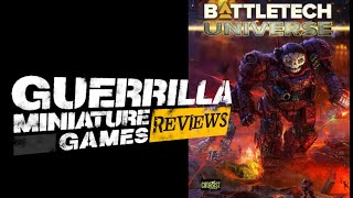 GMG Reviews  Battletech UNIVERSE by Catalyst Game Labs [upl. by Aicnelav]