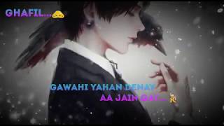 Sehmi ha dharkan  Porani Kitaboon k Panay Sabhi  atif aslam Songs  Whatsapp Status [upl. by Heyer]