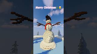 Merry Christmas🎄🎅 christmas minecraft minecraftshorts [upl. by Aicilav]