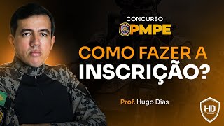 COMO FAZER A INSCRIÇÃO NO CONCURSO DA PMPE [upl. by Damahom]