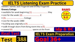 IELTS Listening Practice Test 2023 with Answers Real Exam  388 [upl. by Nanete161]