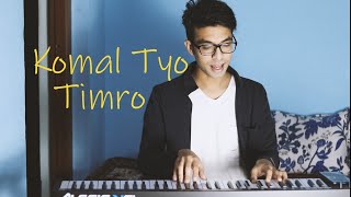 Komal Tyo Timro  Sabin Rai Cover by Aakash [upl. by Odraboel]