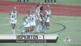 Hopkinton Hillers VS Nauset Warriors Field Hockey Highlights November 5th 2022 [upl. by Ettezzus]