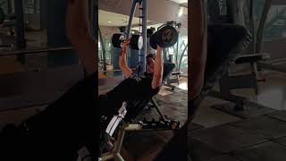 incline dumbell press for upper chest 412 [upl. by Nedac]