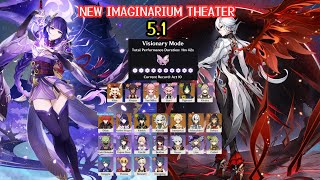 Imaginarium theater 51 Act 1 10 Visionary mode 10 stars F2P  Genshin impact [upl. by Selhorst]