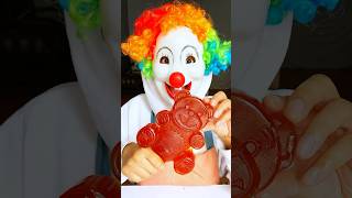 Clowns SECRET GUMMY TOOTHPASTE EXPERIMENT 🧪😱👻shorts funny comedy ytshorts tiktok viral [upl. by Hanala571]