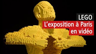 The Art of the Brick LEGO lexposition de Nathan Sawaya 2024 à Paris Montparnasse  vidéo YouTube [upl. by Aehtela]