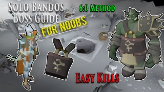 OSRS Solo Bandos Guide for Noobs  60 Method [upl. by Tacy]