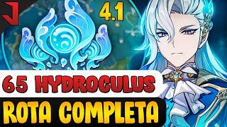 ROTA DE TODOS OS 65 HYDROCULUS DA 41 FONTAINE  GENSHIN IMPACT [upl. by Euh708]