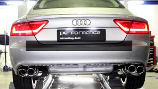 Audi A6A7 with performance flap exhaust system by Cargraphic [upl. by Ylen]