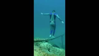 The Underwater World of Vouliagmeni freediving marinelife naturelovers travel [upl. by Laflam]