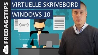 Se hvordan du bruker virtuelle skrivebord i Windows 10 [upl. by Petulah]