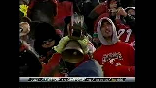 CFL 2010 WESTERN FINAL SASKATCHEWAN ROUGHRIDERS AT CALGARY STAMPEDERS [upl. by Yerffeg]