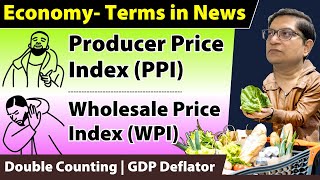 Economy Producer Price Index PPI to replace Wholesale Price Index WPIDouble Counting Deflator [upl. by Cirle]