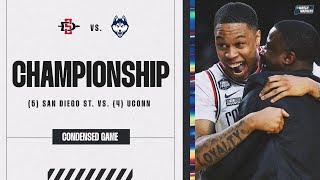 UConn vs San Diego State  National Championship NCAA tournament extended highlights [upl. by Llennol]