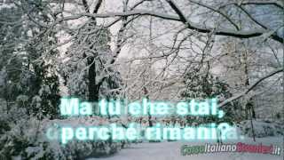 Fabrizio De André  Inverno Con Testo Lyrics HD [upl. by Snilloc418]