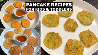 3 Easy and Healthy Pancake Recipes For Babies  Baby Pancake Recipes  Baby Food [upl. by Yllor]