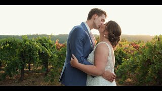 Casey and Stephens Romantic Wedding Film from Geyserville California [upl. by Erena]