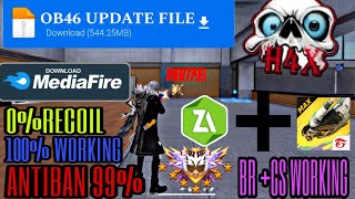 OB47  Auto headshot config file free fire aimbotaimlock  Antiban Panel New Update [upl. by Eeloj]