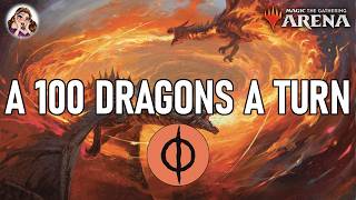 Making 100 Dragons Per Turn  MTG [upl. by Nnylakcaj]