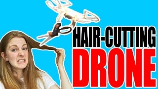 How to cut your hair using a drone [upl. by Ophelia337]